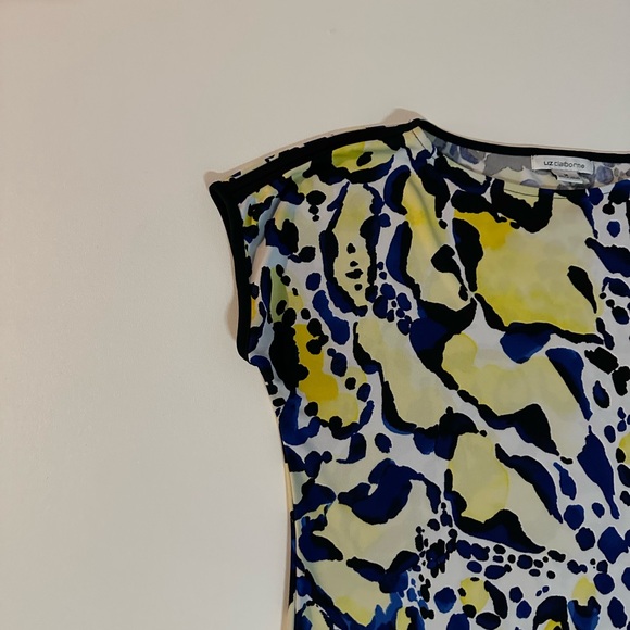 Liz Claiborne women’s size medium‎ tunic blouse sleeveless with scoop neck - Picture 5 of 6